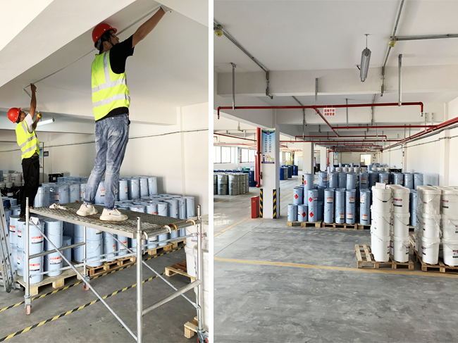 危化品倉庫自動滅火系統管道施工圖